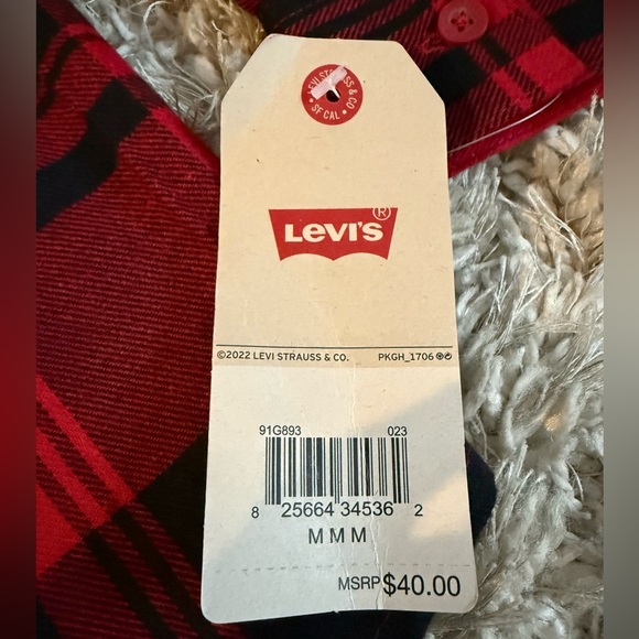 🆕 Boys Levi’s Flannel - Picture 4 of 6